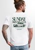 Herren T-Shirt Backprint Oldtimer Auto Sunday Driver Club Printshirt Retro Fashion Streetstyle Neverless®preview