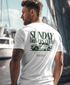 Herren T-Shirt Backprint Oldtimer Auto Sunday Driver Club Printshirt Retro Fashion Streetstyle Neverless®preview