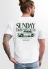 Herren T-Shirt Backprint Oldtimer Auto Sunday Driver Club Printshirt Retro Fashion Streetstyle Neverless®preview