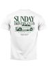 Herren T-Shirt Backprint Oldtimer Auto Sunday Driver Club Printshirt Retro Fashion Streetstyle Neverless®preview