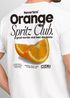 Herren T-Shirt Backprint Orange Club Grafikshirt Männer Sommer Fashion Streetstyle Baumwolle Neverless®preview