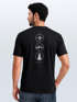 Herren T-Shirt Backprint Outdoor Elemente - Compass Mountains Tree - Grafikshirt Natur Symbole Printshirt Männer Fashion Streetstyle Neverless®preview
