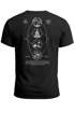 Herren T-Shirt Backprint Outdoor Elemente Minimal Grafikshirt Natur Symbole Printshirt Männer Fashion Streetstyle Neverless®preview