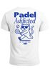 Herren T-Shirt Backprint Padel Tennis Sport Funshirt aus Baumwolle Katze Printshirt Fashion Streetstyle Neverless®preview