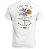 Herren T-Shirt Backprint Palmen Aufdruck Sommer Grafikshirt Urlaub Strand Fashion Streetstyle Printshirt Baumwolle Neverless®preview