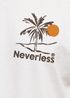 Herren T-Shirt Backprint Palmen Aufdruck Sommer Grafikshirt Urlaub Strand Fashion Streetstyle Printshirt Baumwolle Neverless®preview