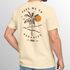 Herren T-Shirt Backprint Palmen Aufdruck Sommer Grafikshirt Urlaub Strand Fashion Streetstyle Printshirt Baumwolle Neverless®preview