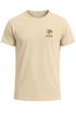Herren T-Shirt Backprint Palmen Aufdruck Sommer Grafikshirt Urlaub Strand Fashion Streetstyle Printshirt Baumwolle Neverless®preview