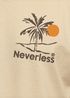 Herren T-Shirt Backprint Palmen Aufdruck Sommer Grafikshirt Urlaub Strand Fashion Streetstyle Printshirt Baumwolle Neverless®preview
