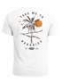 Herren T-Shirt Backprint Palmen Aufdruck Sommer Grafikshirt Urlaub Strand Fashion Streetstyle Printshirt Baumwolle Neverless®preview