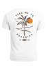 Herren T-Shirt Backprint Palmen Aufdruck Sommer Grafikshirt Urlaub Strand Fashion Streetstyle Printshirt Baumwolle Neverless®preview