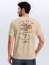 Herren T-Shirt Backprint Palmen Aufdruck Sommer Grafikshirt Urlaub Strand Fashion Streetstyle Printshirt Baumwolle Neverless®preview
