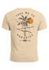 Herren T-Shirt Backprint Palmen Aufdruck Sommer Grafikshirt Urlaub Strand Fashion Streetstyle Printshirt Baumwolle Neverless®preview
