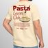 Herren T-Shirt Backprint Pasta Lovers Club Nudeln Italien Grafikshirt Sommer Fashion Streetstyle Baumwolle Neverless®preview