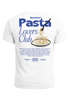 Herren T-Shirt Backprint Pasta Lovers Club Nudeln Italien Grafikshirt Sommer Fashion Streetstyle Baumwolle Neverless®preview