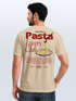 Herren T-Shirt Backprint Pasta Lovers Club Nudeln Italien Grafikshirt Sommer Fashion Streetstyle Baumwolle Neverless®preview