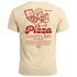 Herren T-Shirt Backprint Pizza Lovers Club Printshirt Grafikshirt Fashion Streetstyle Baumwolle Neverless®preview