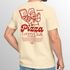 Herren T-Shirt Backprint Pizza Lovers Club Printshirt Grafikshirt Fashion Streetstyle Baumwolle Neverless®preview