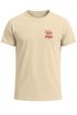 Herren T-Shirt Backprint Pizza Lovers Club Printshirt Grafikshirt Fashion Streetstyle Baumwolle Neverless®preview