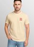 Herren T-Shirt Backprint Pizza Lovers Club Printshirt Grafikshirt Fashion Streetstyle Baumwolle Neverless®preview