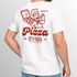 Herren T-Shirt Backprint Pizza Print Spruch Lustig Grafikshirt Männer Sommer Fashion Streetstyle Neverless®preview