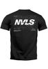 Herren T-Shirt Backprint Rücken-Aufdruck Grafik Topografie Adventure Explore Männer Fashion Streetstyle Neverless®preview