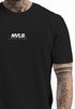 Herren T-Shirt Backprint Rücken-Aufdruck Grafik Topografie Adventure Explore Männer Fashion Streetstyle Neverless®preview