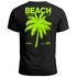 Herren T-Shirt Backprint Sommer Funshirt mit Palmen Print Retro Typografie – Strand Urlaub Grafikshirt Kurzarm Baumwwolle Neverless®preview