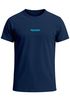 Herren T-Shirt Backprint Sommer Funshirt mit Palmen Print Retro Typografie – Strand Urlaub Grafikshirt Kurzarm Baumwwolle Neverless®preview