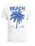 Herren T-Shirt Backprint Sommer Funshirt mit Palmen Print Retro Typografie – Strand Urlaub Grafikshirt Kurzarm Baumwwolle Neverless®preview