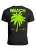 Herren T-Shirt Backprint Sommer Funshirt mit Palmen Print Retro Typografie – Strand Urlaub Grafikshirt Kurzarm Baumwwolle Neverless®preview