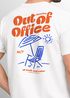 Herren T-Shirt Backprint Sommer Funshirt Rückendruck – Baumwollshirt kurzarm – Lustiges Motiv im Retro-Stil - Fashion Streetstyle Neverless®preview