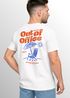 Herren T-Shirt Backprint Sommer Funshirt Rückendruck – Baumwollshirt kurzarm – Lustiges Motiv im Retro-Stil - Fashion Streetstyle Neverless®preview