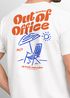 Herren T-Shirt Backprint Sommer Funshirt Rückendruck – Baumwollshirt kurzarm – Lustiges Motiv im Retro-Stil - Fashion Streetstyle Neverless®preview