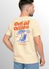 Herren T-Shirt Backprint Sommer Funshirt Rückendruck – Baumwollshirt kurzarm – Lustiges Motiv im Retro-Stil - Fashion Streetstyle Neverless®preview