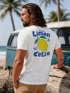 Herren T-Shirt Backprint Sommer Grafikshirt im Retro Style Zitrone Limon Cello Schriftzug Fashion Streetstyle Neverless®preview