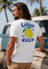 Herren T-Shirt Backprint Sommer Grafikshirt im Retro Style Zitrone Limon Cello Schriftzug Fashion Streetstyle Neverless®preview