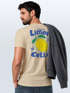 Herren T-Shirt Backprint Sommer Grafikshirt im Retro Style Zitrone Limon Cello Schriftzug Fashion Streetstyle Neverless®preview