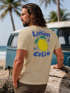Herren T-Shirt Backprint Sommer Grafikshirt im Retro Style Zitrone Limon Cello Schriftzug Fashion Streetstyle Neverless®preview