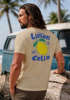Herren T-Shirt Backprint Sommer Grafikshirt im Retro Style Zitrone Limon Cello Schriftzug Fashion Streetstyle Neverless®preview