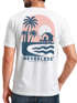 Herren T-Shirt Backprint Sommer Grafikshirt mit Palmen-Print Fashion Streetstyle Kurzarm Baumwolle Neverless®preview