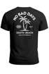 Herren T-Shirt Backprint Sommer Grafikshirt mit Palmen Printshirt Aufdruck No Bad Days Fashion Streetstyle Neverless®preview