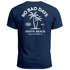 Herren T-Shirt Backprint Sommer Grafikshirt mit Palmen Printshirt Aufdruck No Bad Days Fashion Streetstyle Neverless®preview