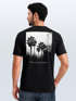 Herren T-Shirt Backprint Sommer-Shirt mit Palmen Rückendruck Vintage Grafik – Kurzarm Baumwollshirt im California Style Fashion Streetstyle Neverless®preview