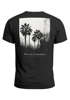 Herren T-Shirt Backprint Sommer-Shirt mit Palmen Rückendruck Vintage Grafik – Kurzarm Baumwollshirt im California Style Fashion Streetstyle Neverless®preview