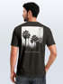 Herren T-Shirt Backprint Sommer-Shirt mit Palmen Rückendruck Vintage Grafik – Kurzarm Baumwollshirt im California Style Fashion Streetstyle Neverless®preview