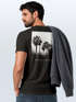 Herren T-Shirt Backprint Sommer-Shirt mit Palmen Rückendruck Vintage Grafik – Kurzarm Baumwollshirt im California Style Fashion Streetstyle Neverless®preview
