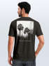 Herren T-Shirt Backprint Sommer-Shirt mit Palmen Rückendruck Vintage Grafik – Kurzarm Baumwollshirt im California Style Fashion Streetstyle Neverless®preview