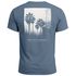 Herren T-Shirt Backprint Sommer-Shirt mit Palmen Rückendruck Vintage Grafik – Kurzarm Baumwollshirt im California Style Fashion Streetstyle Neverless®preview