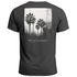 Herren T-Shirt Backprint Sommer-Shirt mit Palmen Rückendruck Vintage Grafik – Kurzarm Baumwollshirt im California Style Fashion Streetstyle Neverless®preview